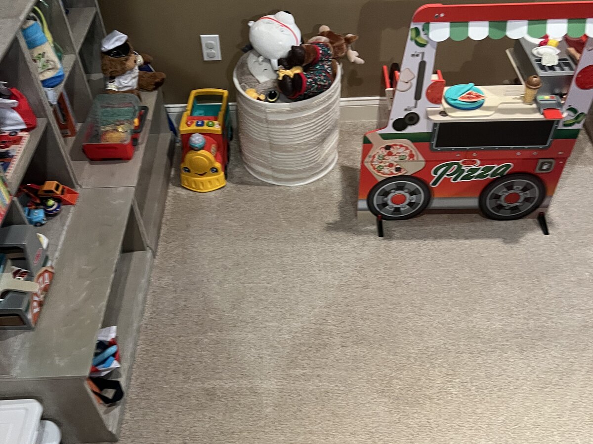 Kids room after cleaning